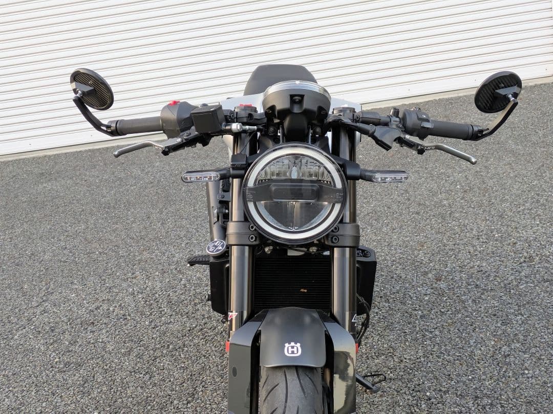 ハスクバーナ ヴィットピレン401専用 カーボン バーエンドミラー新品未使用