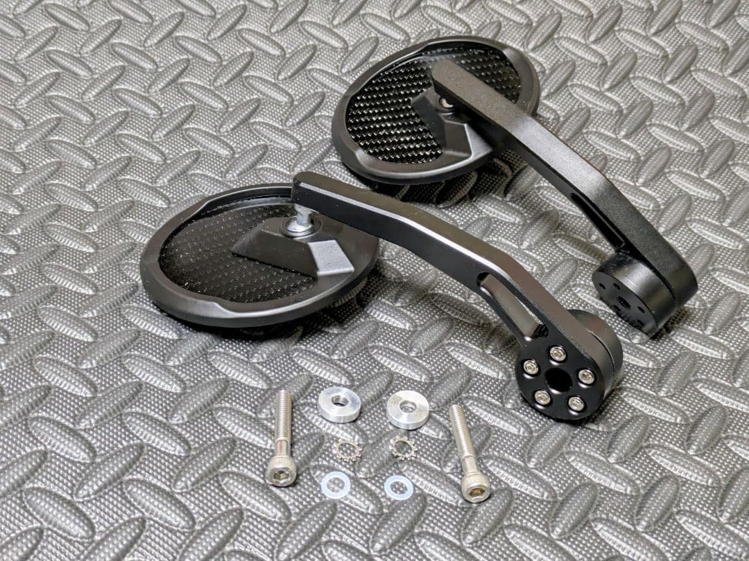 ハスクバーナ ヴィットピレン401専用 カーボン バーエンドミラー新品未使用