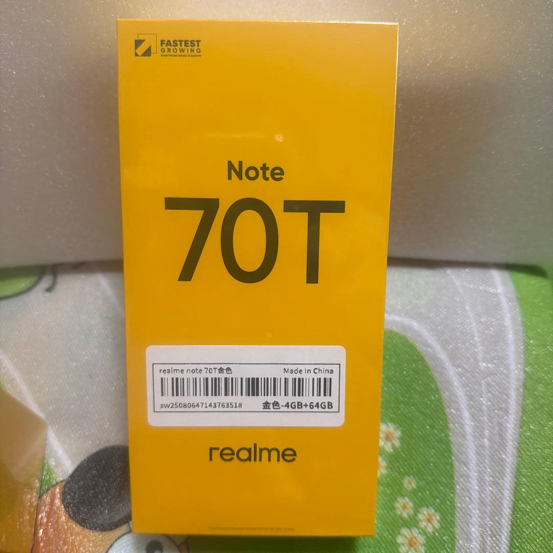 realme Note 70T 本体 4GB+64GB