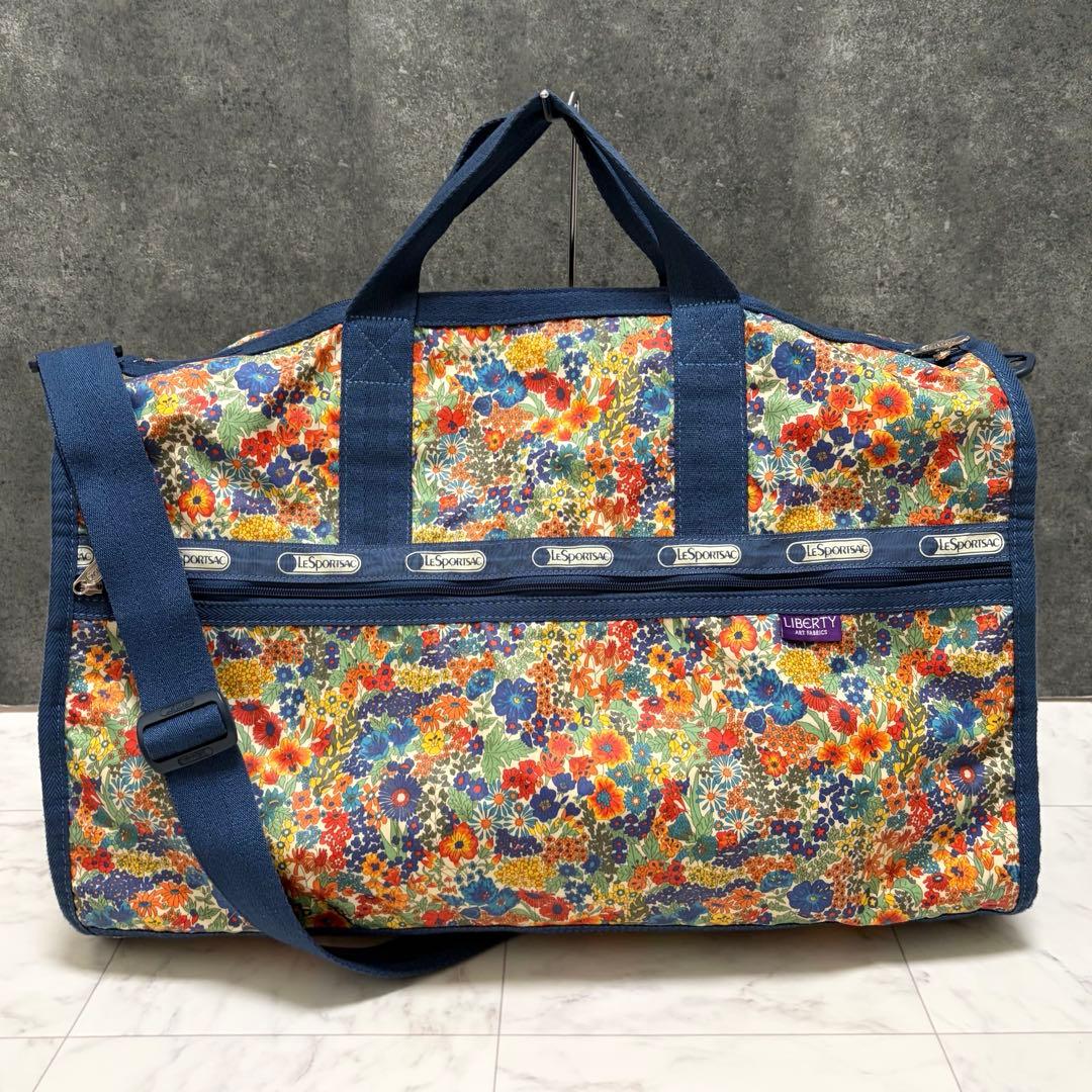 レア 美品 レスポートサック リバティコラボ ボストンバッグ ショルダーバッグ