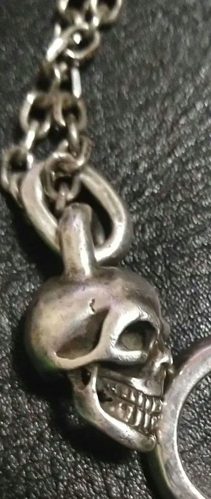 ガボール　シングルスカルペンダント　ネックレスチェーンセット