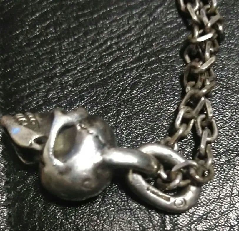 ガボール　シングルスカルペンダント　ネックレスチェーンセット