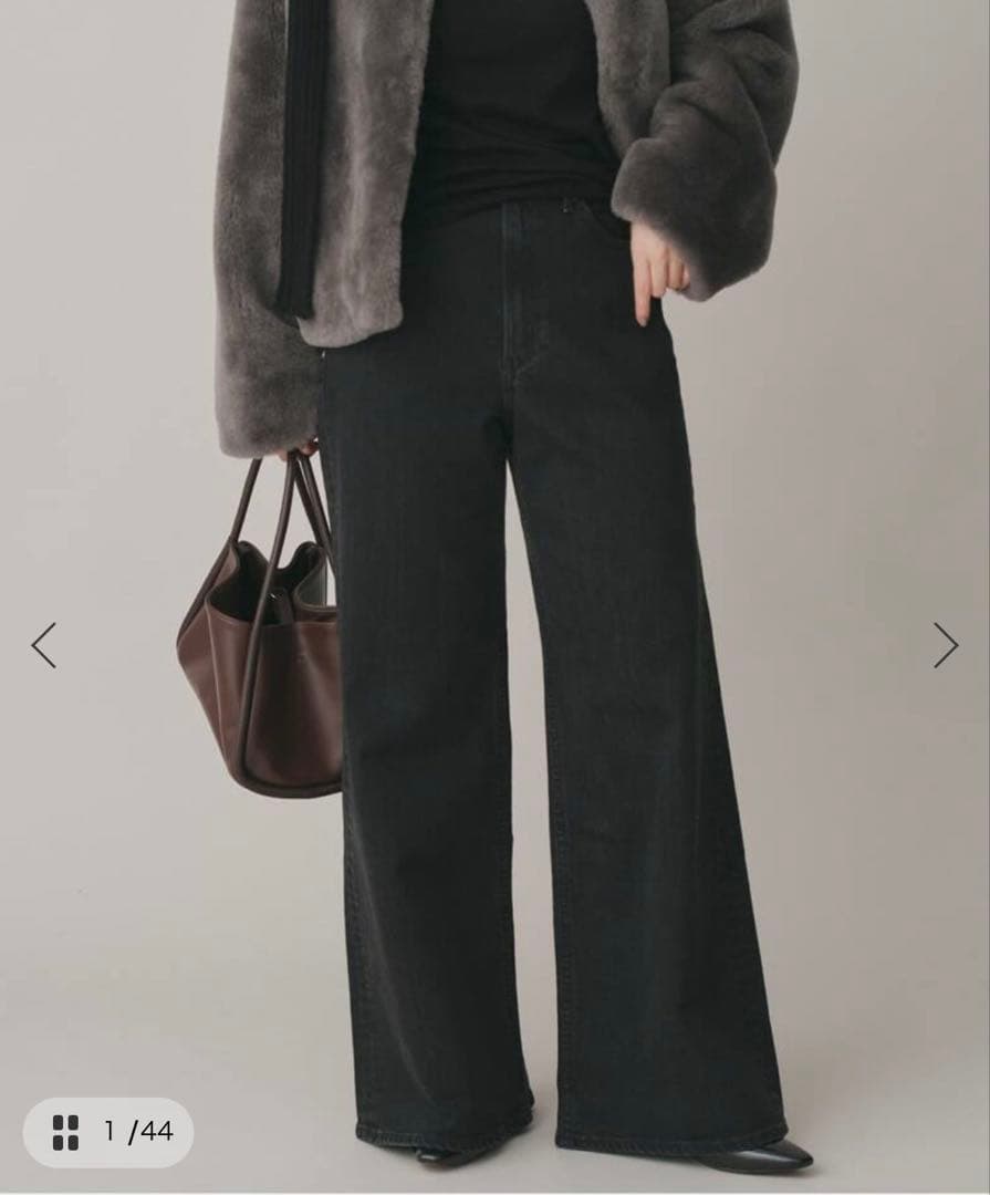 YANUK ヤヌーク 別注 Wide Flare ワイドフレアデニム　IENA