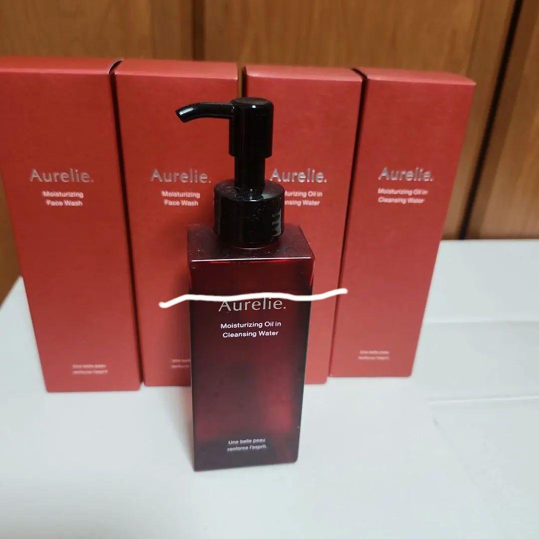 オレリー　クレンジングウォーター&フェイスウォッシュ各２本＋使いかけ残8から9割
