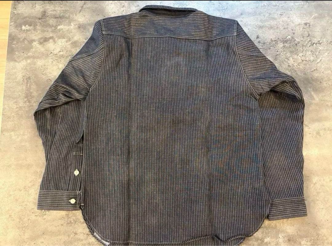 Dapper's ストライプ長袖シャツ サイズ40