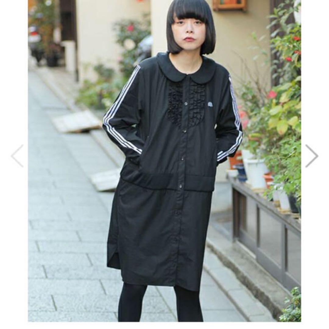 【1月中お値下げ】ケイスケカンダ　ジャージーミーツシャツワンピース サイズ1