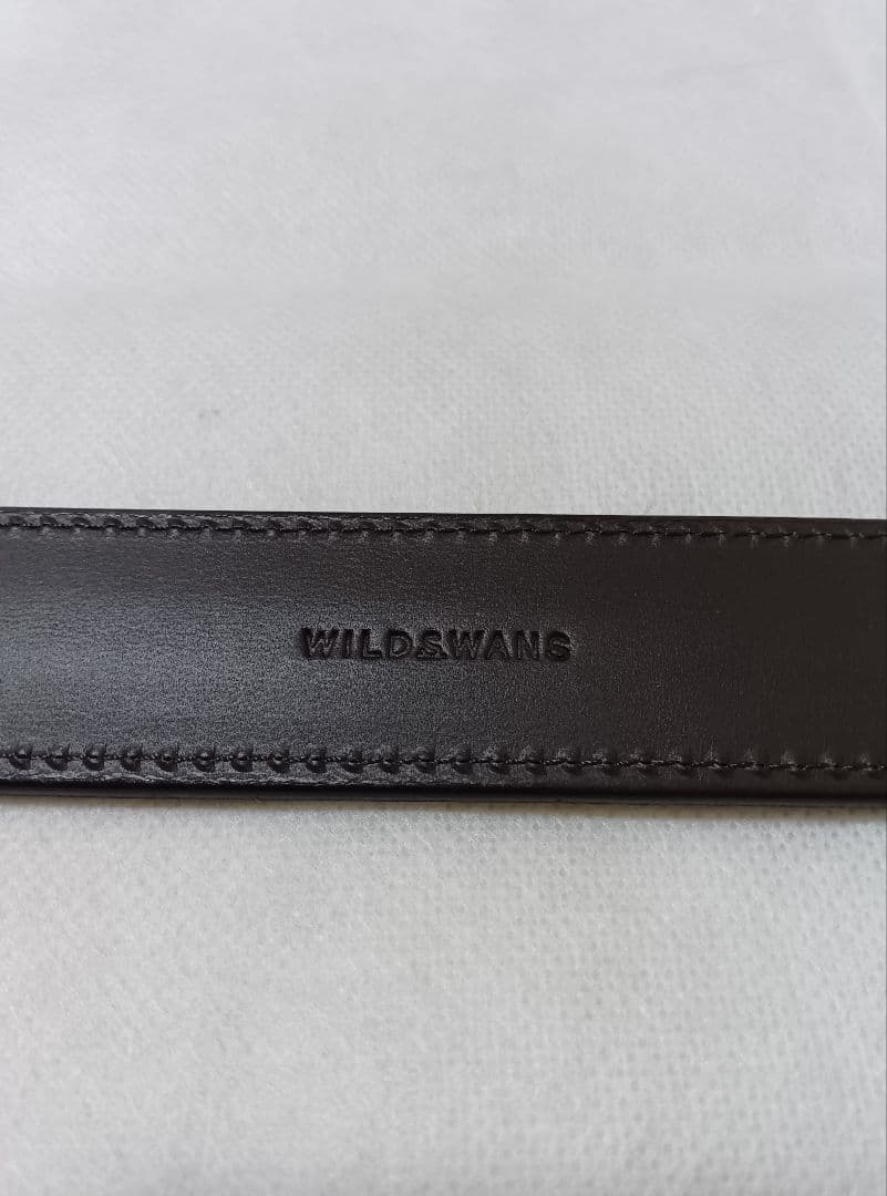 【未使用】ワイルドスワンズPISA　ベルト　チョコ　36/90　ラストクロップス