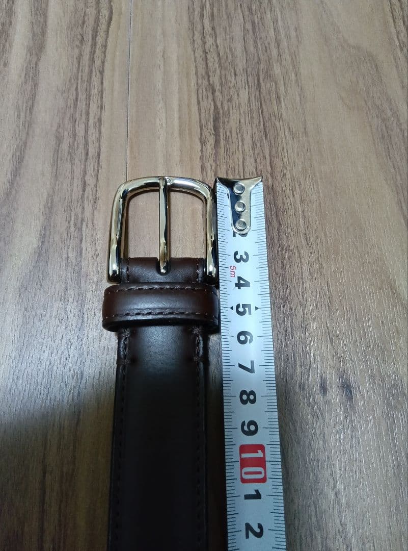 【未使用】ワイルドスワンズPISA　ベルト　チョコ　36/90　ラストクロップス