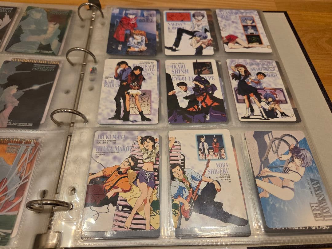 エヴァンゲリオンカードアマダカードコンプリート100枚アルバム付き