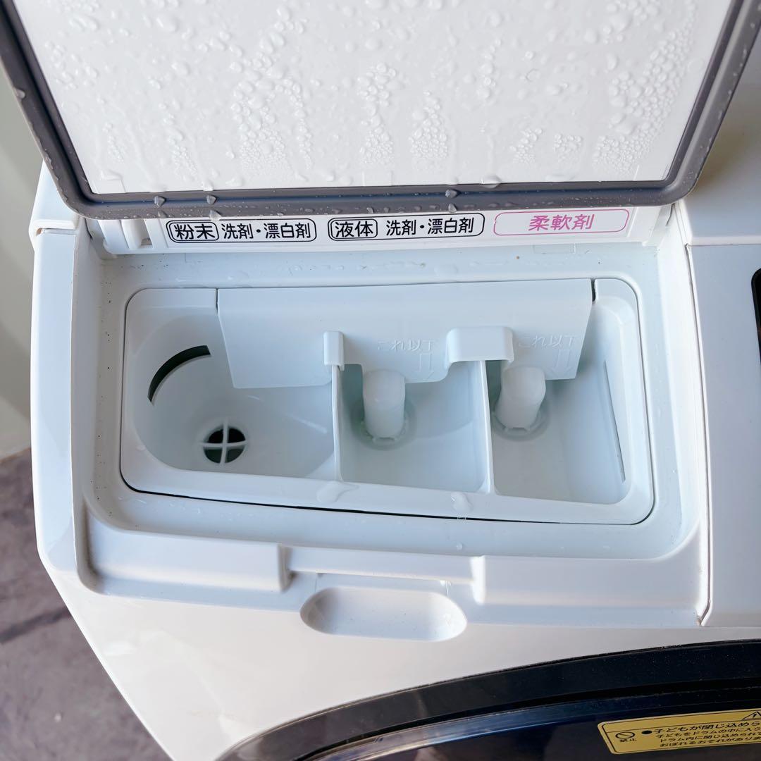 運搬取付無料！純正HITACHIスリムでパワフルドラム式洗濯乾燥機！完動超美品！