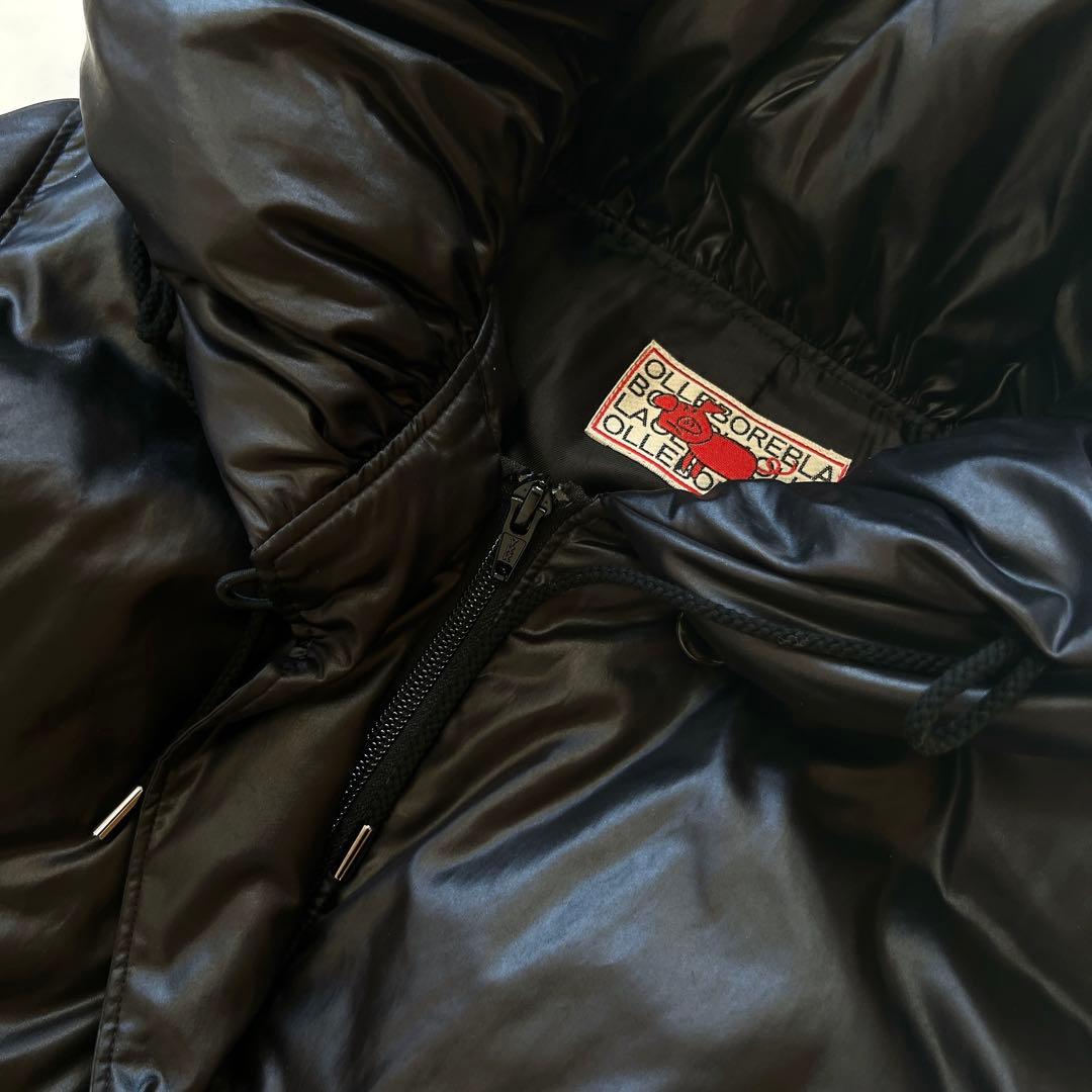 【美品】アルベロベロ　ダウンコート　ブタ　刺繍　ブラック 黒　ダウンジャケット