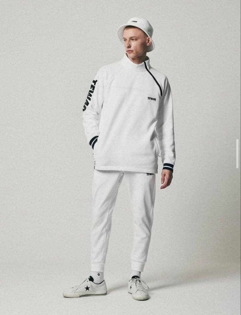 未使用✨TFW49 ハーフジップジャケット ホワイト