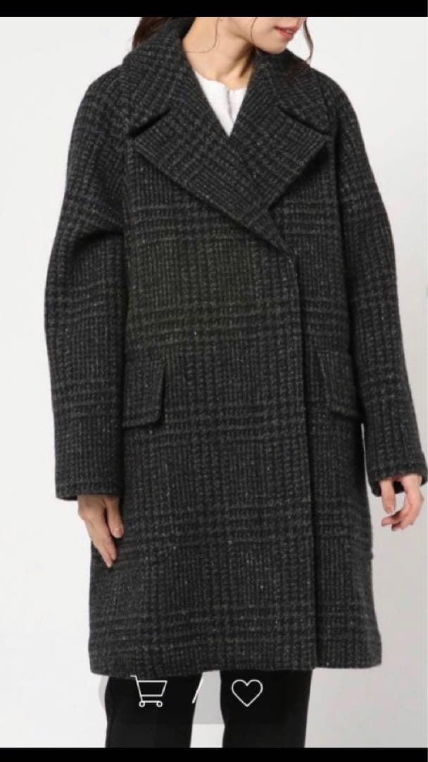 マーガレットハウエル　グレンチェック　コート