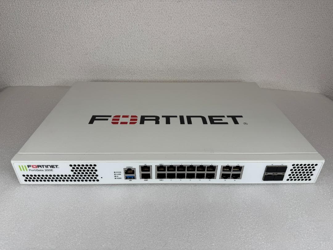 【FortiOS最新7.6.5】FortiGate 200E 中古