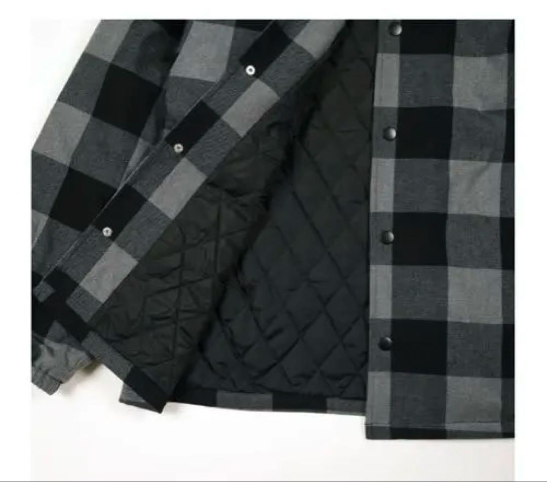 LATENCY チェックコーチジャケット　CHECK COATCH JACKET