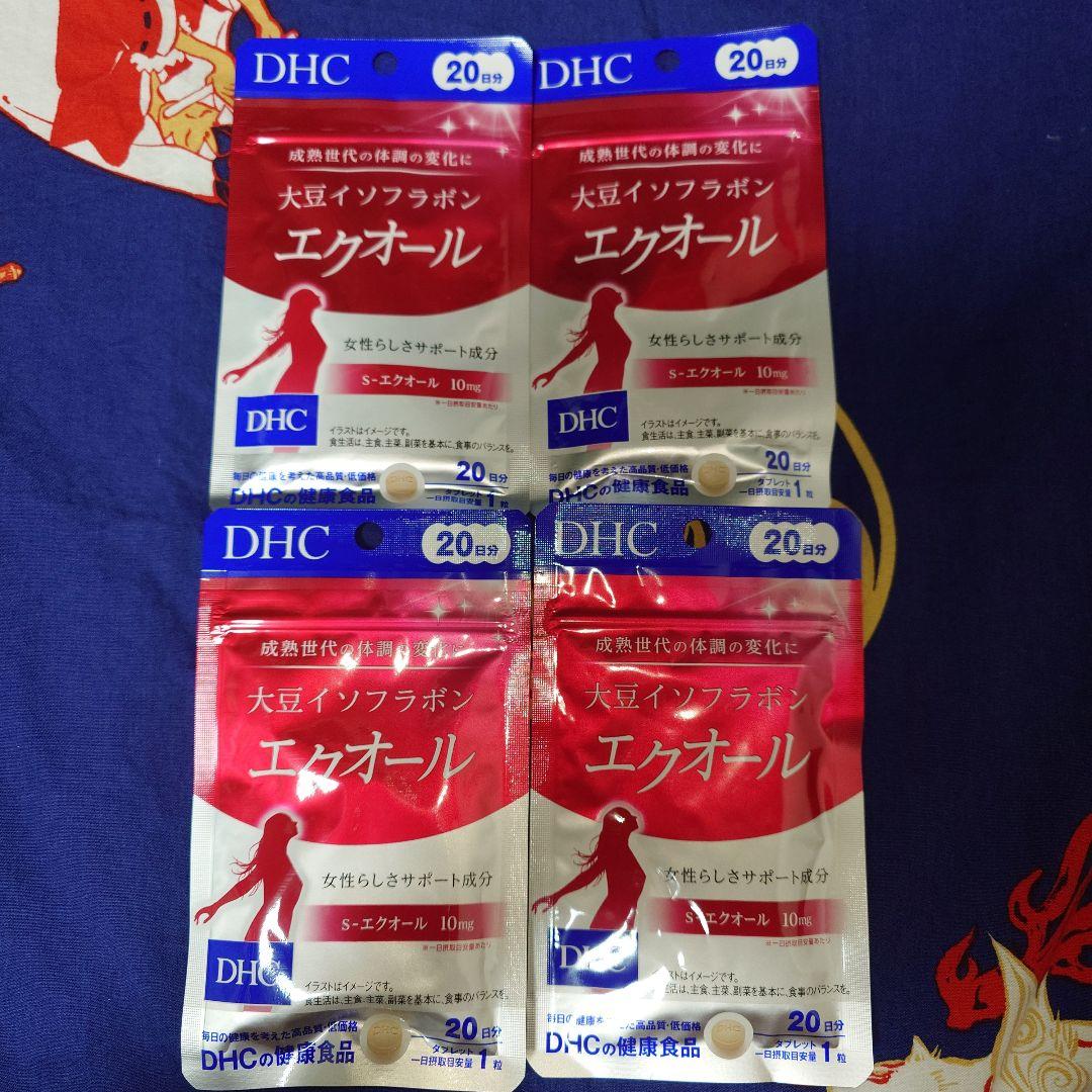 DHC 大豆イソフラボン エクオール 20日分 20粒×4個