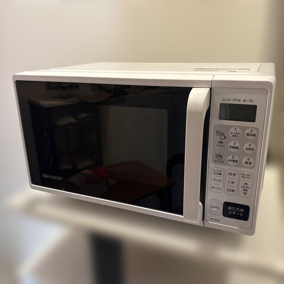 SHARP RE-SFE2-W 電子レンジ 980W 2023年