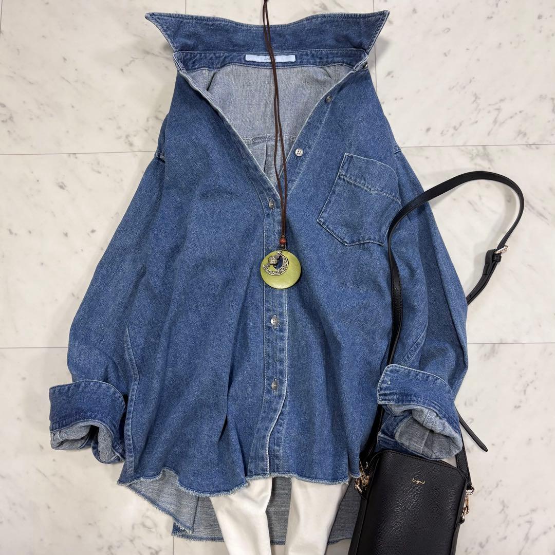 美品✨フレームワーク　denimシャツ　デニムシャツ　2025AW　現行品