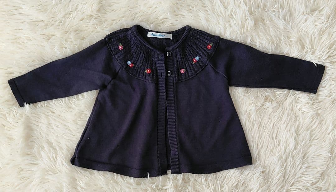 ファミリア　ワンピース　ブラウス　カーディガン　タイツ　セット売り　80