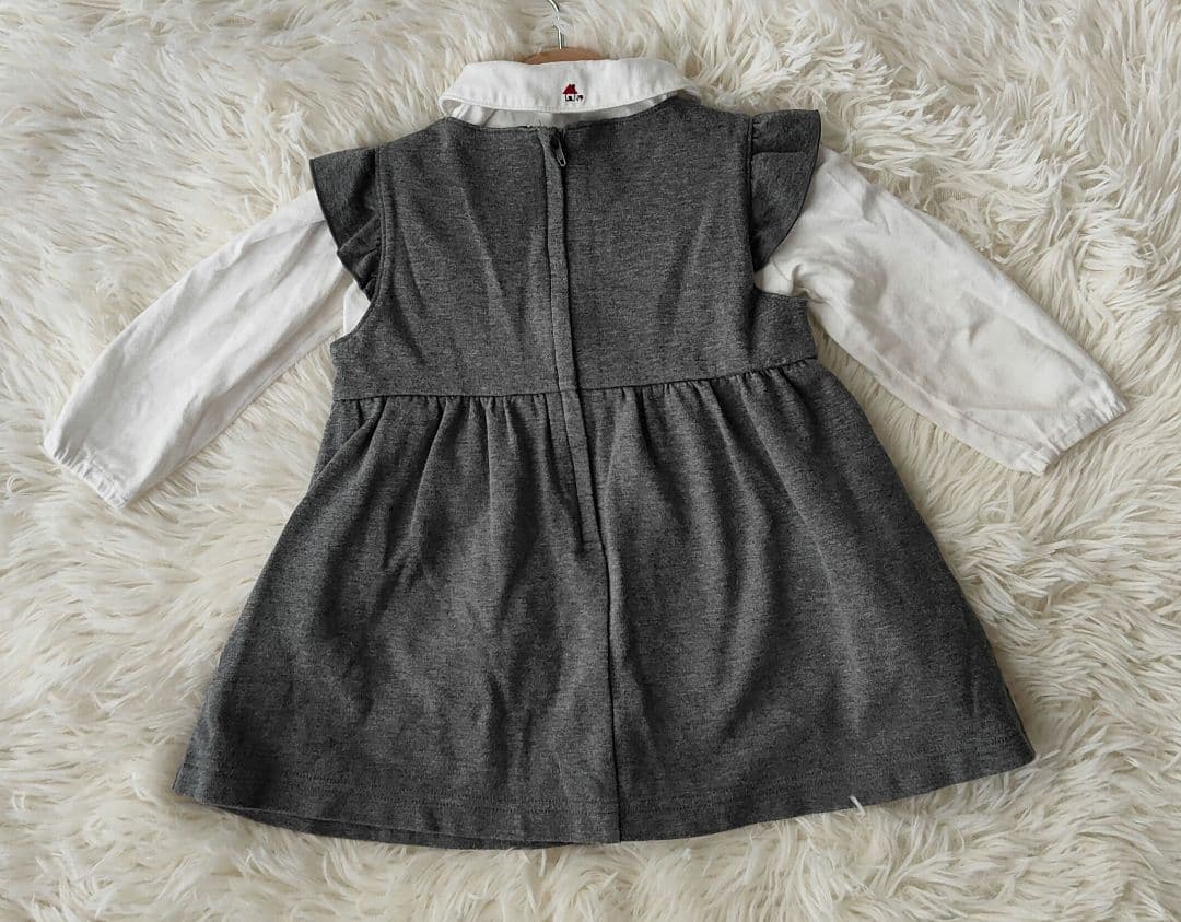 ファミリア　ワンピース　ブラウス　カーディガン　タイツ　セット売り　80