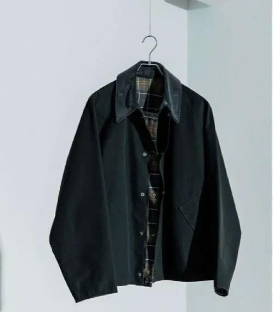 お*と様 Barbour TRANSPORT リバーシブルブルゾン/アダムエロペ