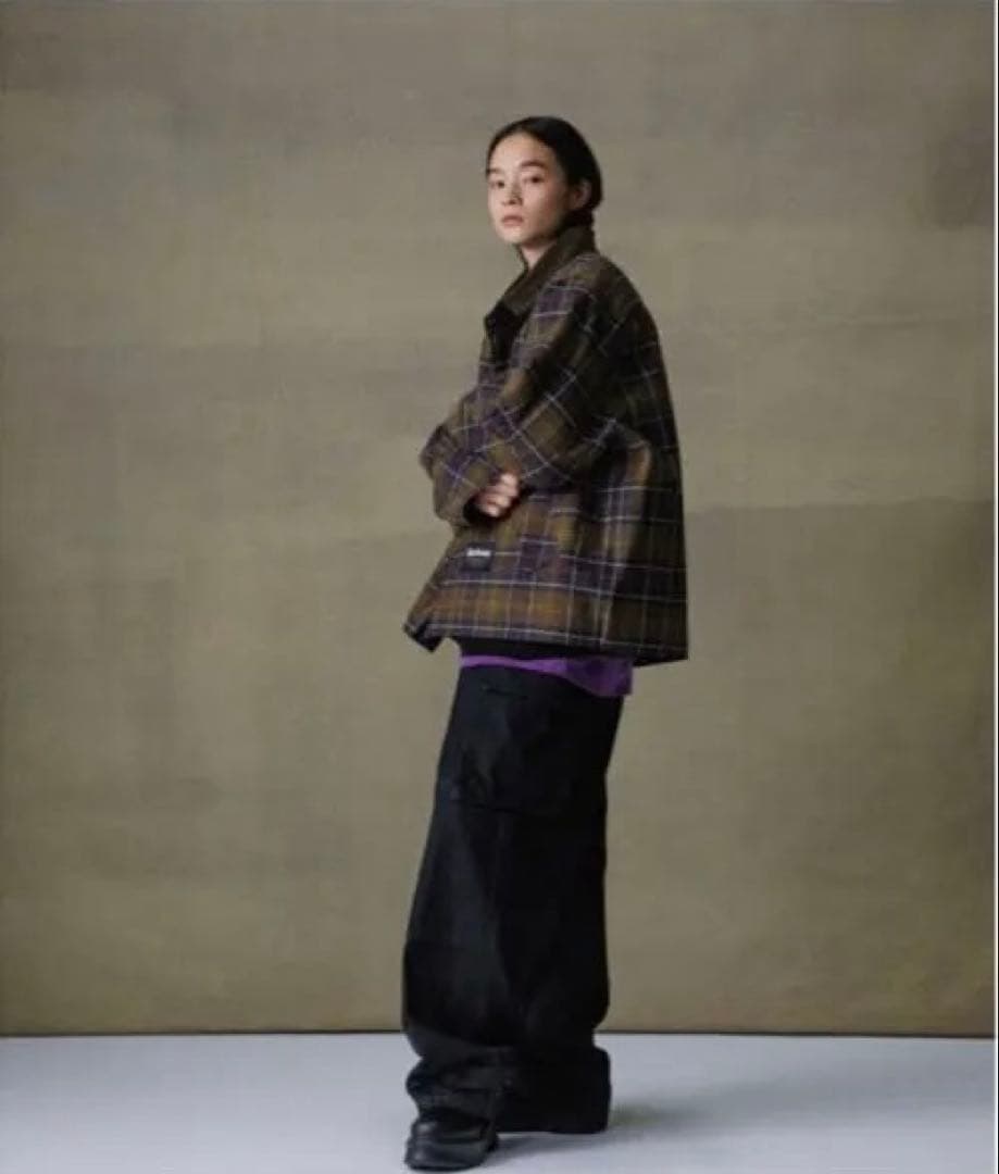 お*と様 Barbour TRANSPORT リバーシブルブルゾン/アダムエロペ