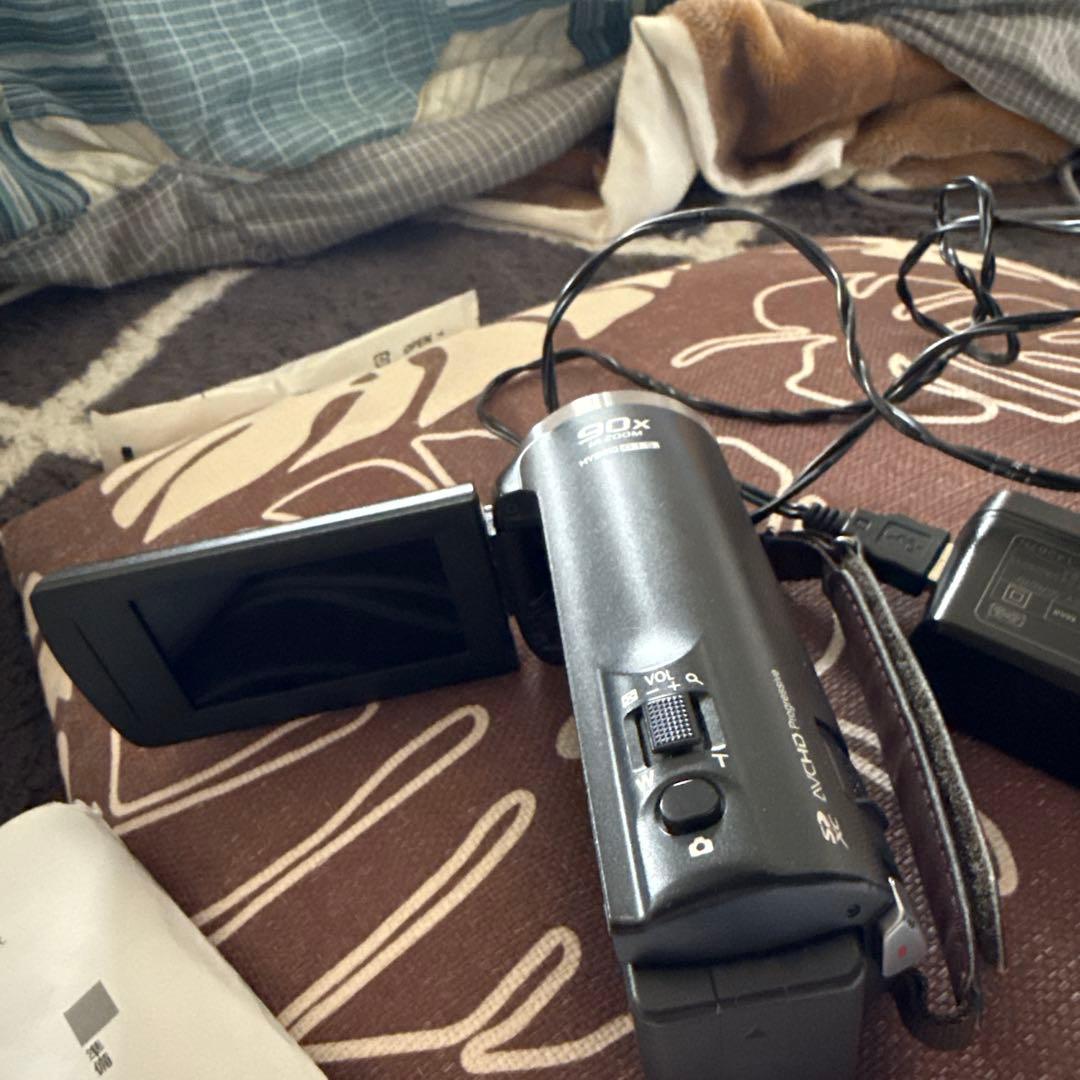 90倍ズーム HYBRID O.I.S. ビデオカメラ本体