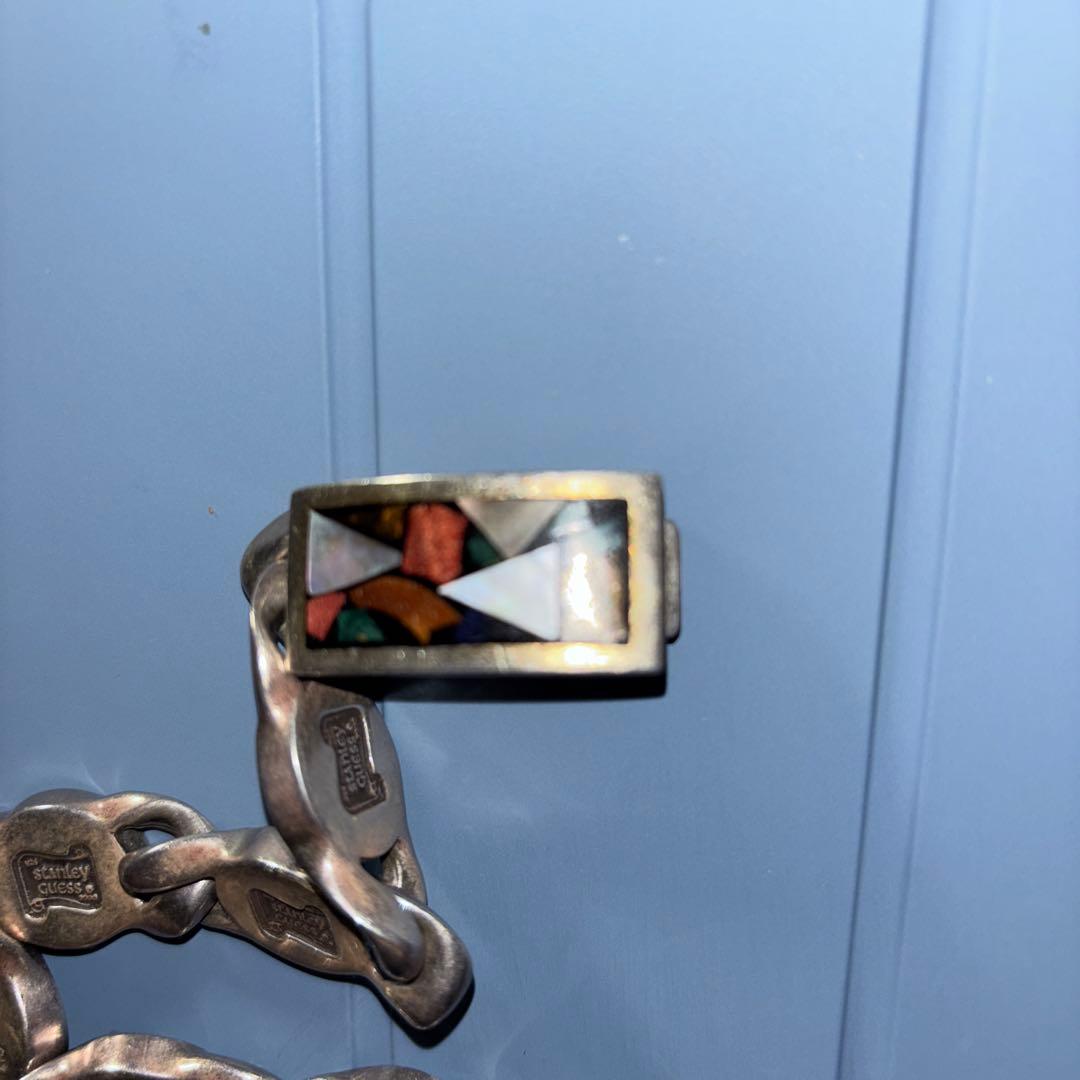 Stanley Guess マルチウッドシェルブレスレット