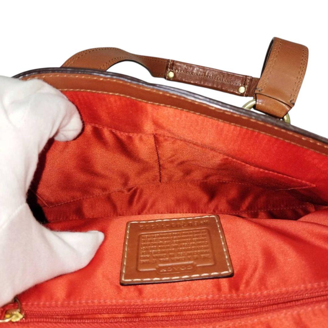 極美品 COACH コーチ トートバッグ ハンプトンズ ターンロック ソーホー