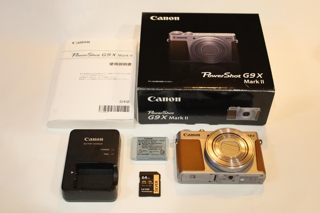 【美品】Canon PowerShot G9 X Mark II 元箱付き