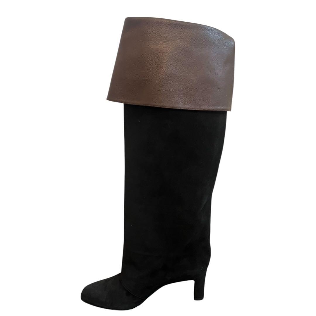 【極美品】NEBULONI E ニーハイ ロングブーツ ブラック 2way