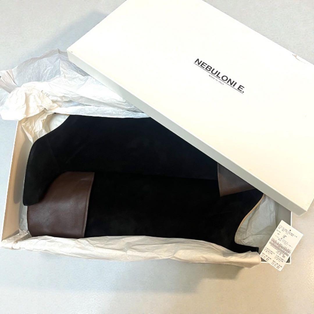 【極美品】NEBULONI E ニーハイ ロングブーツ ブラック 2way