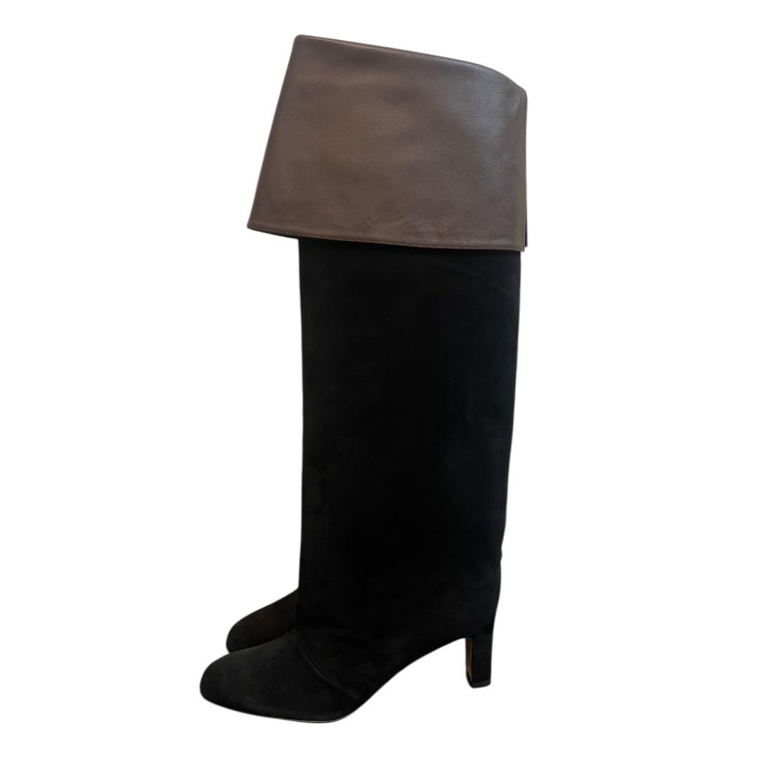 【極美品】NEBULONI E ニーハイ ロングブーツ ブラック 2way