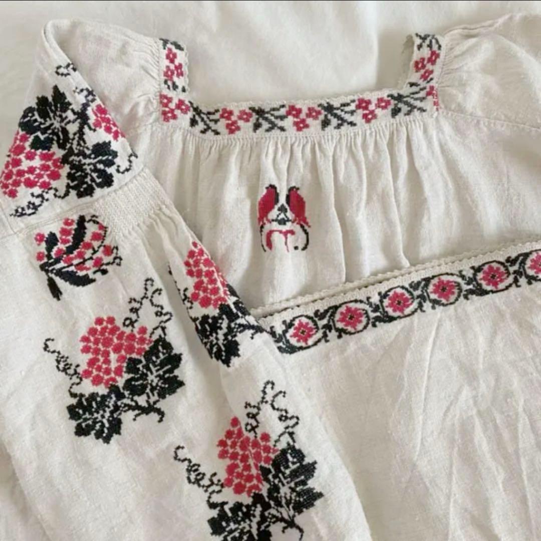 刺繍　ワンピース　ヴィンテージ