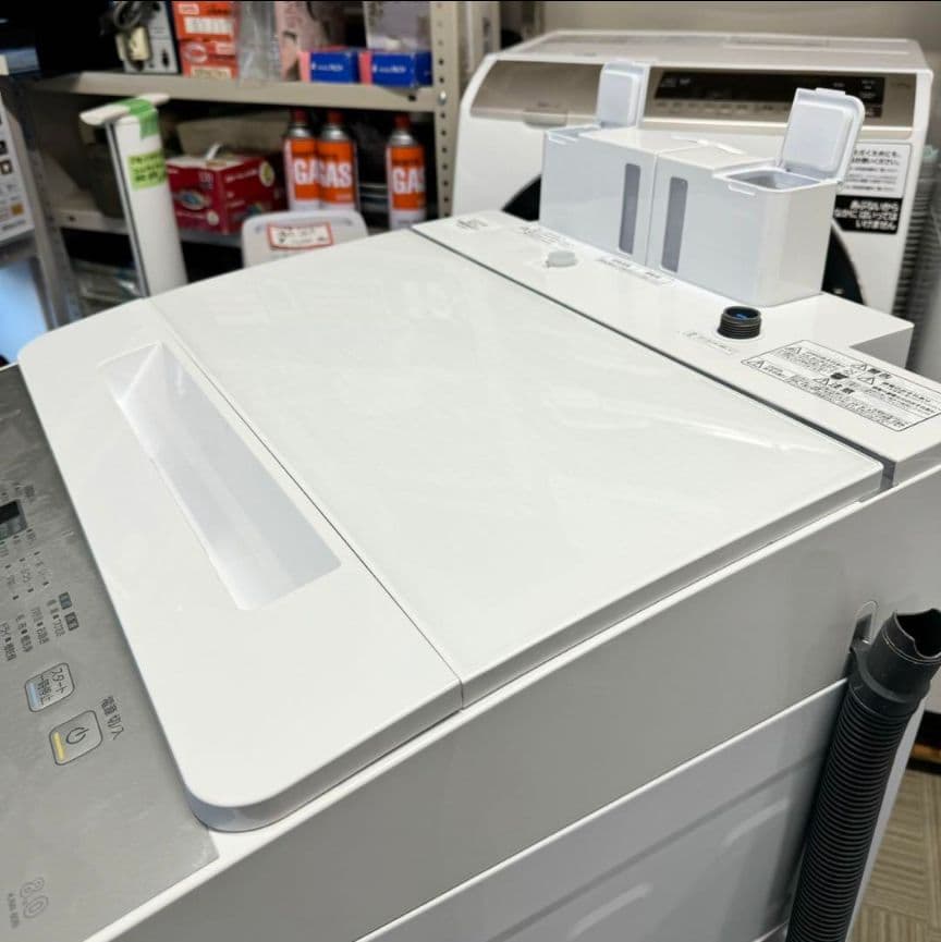 熊*様 【超美品‼️】アイリスオーヤマ 2021年製 8kg洗濯機 洗剤/柔軟剤