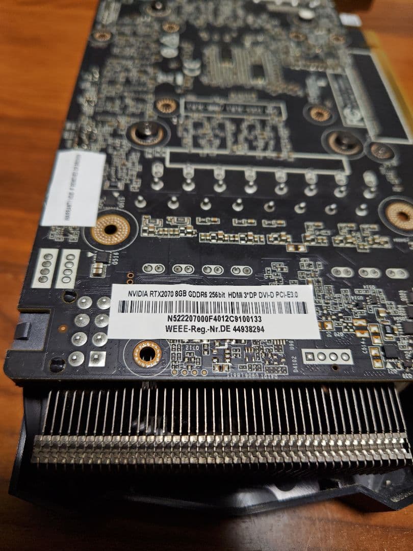 動作確認済　Manli NVIDIA GEFORCE RTX 2070