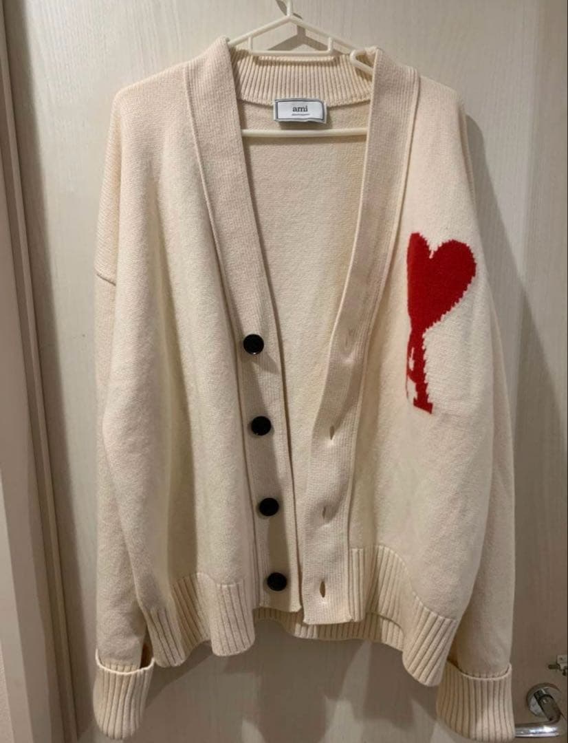 Ami paris ニット カーディガン ホワイト※みさん専用