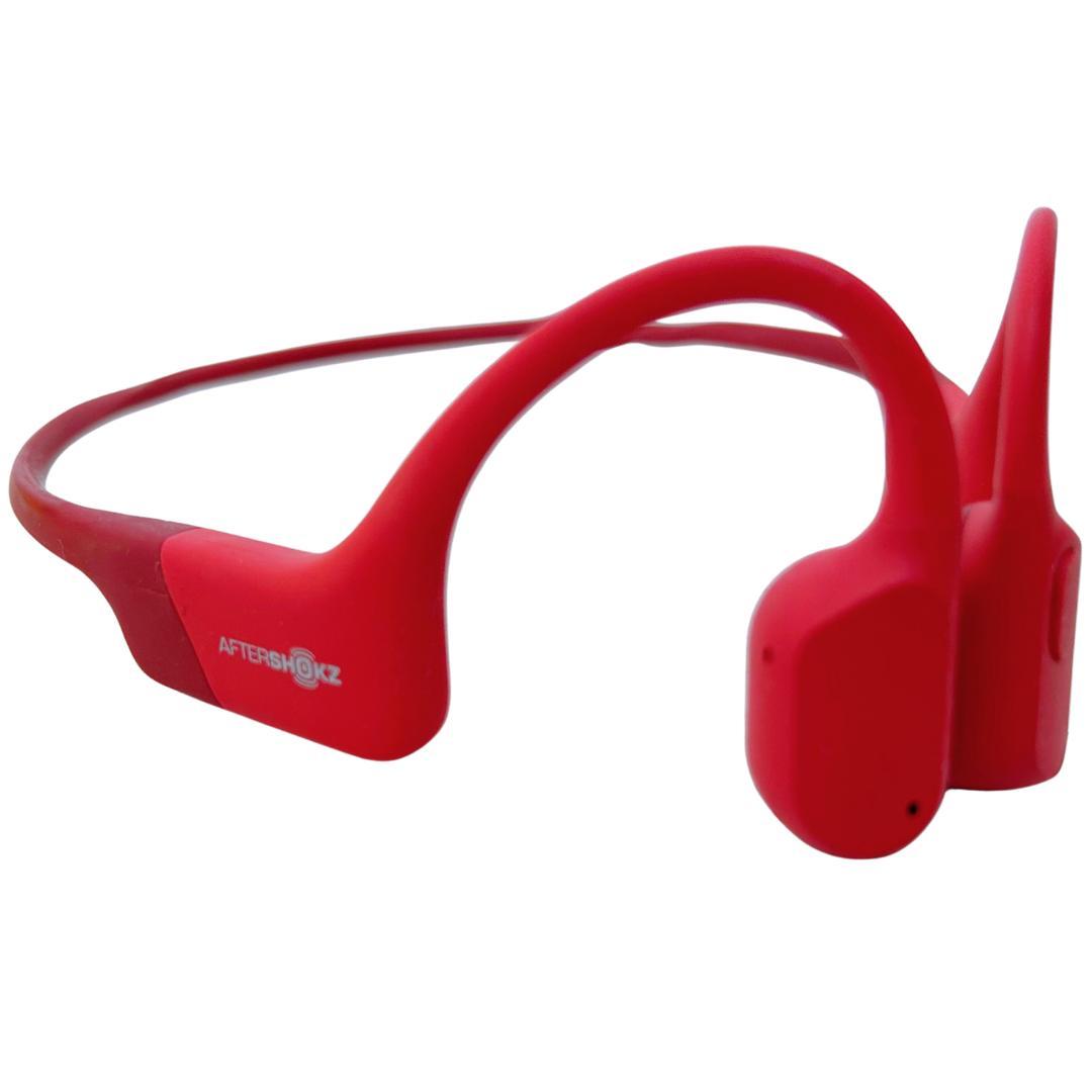 状態良好！AfterShokz Aeropex 骨伝導ワイヤレスヘッドホン 赤