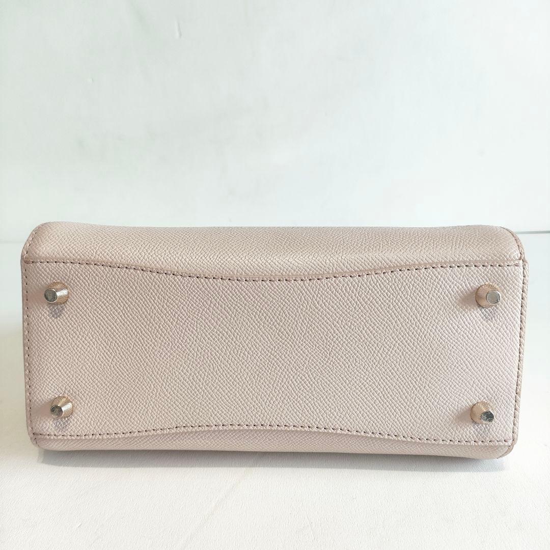 ✨美品✨　フルラ ミネルヴァ S サッチェル グレージュ 2way ハンドバッグ