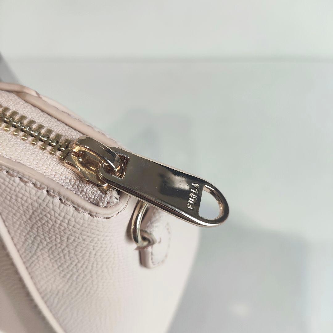 ✨美品✨　フルラ ミネルヴァ S サッチェル グレージュ 2way ハンドバッグ