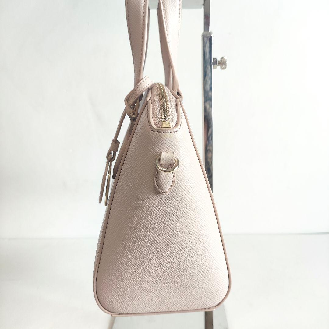 ✨美品✨　フルラ ミネルヴァ S サッチェル グレージュ 2way ハンドバッグ