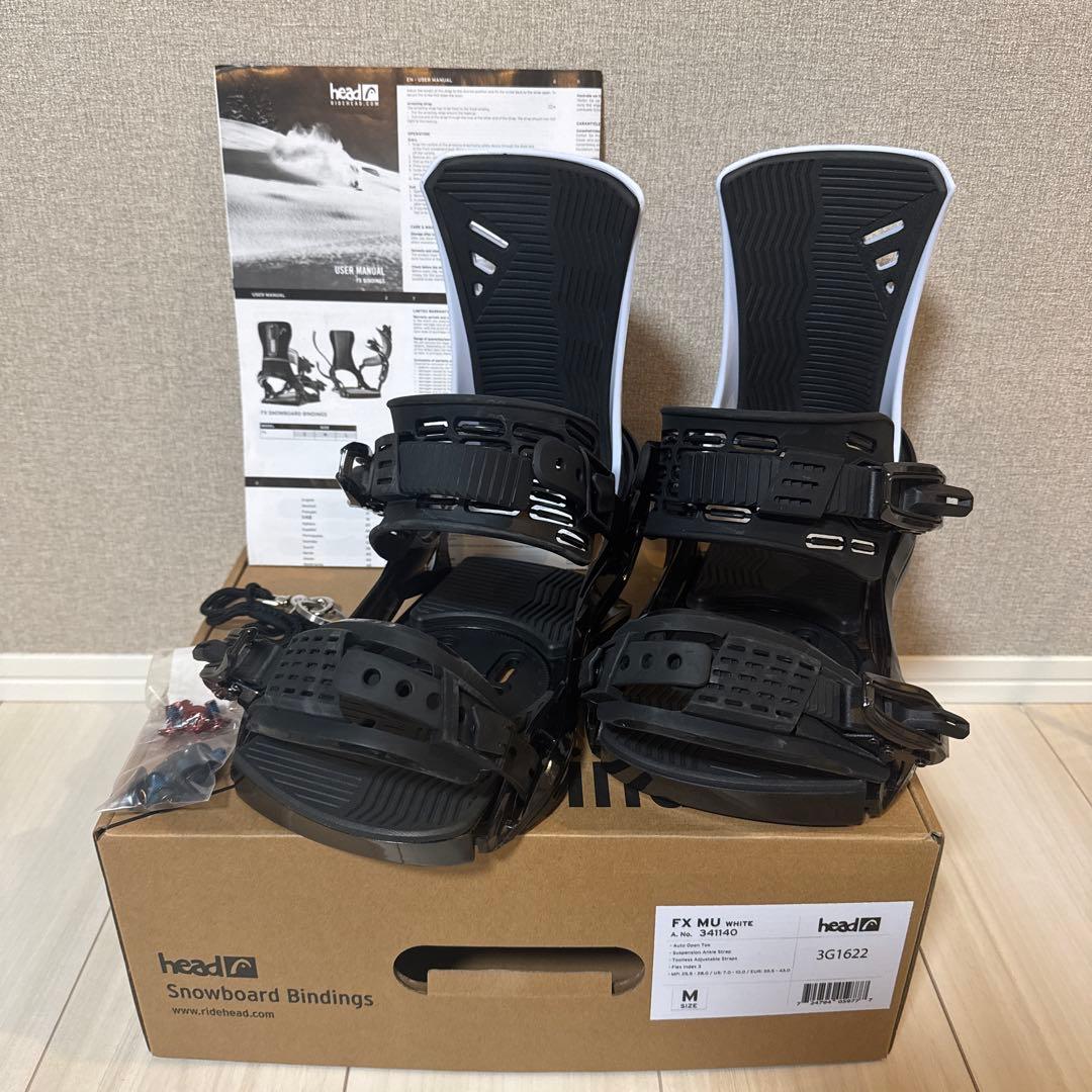 head FX MU ビンディング Mサイズ ブラック/ホワイト