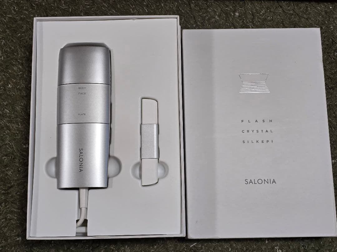 【脱毛器】サロニア　フラッシュクリスタル　シルクエピ