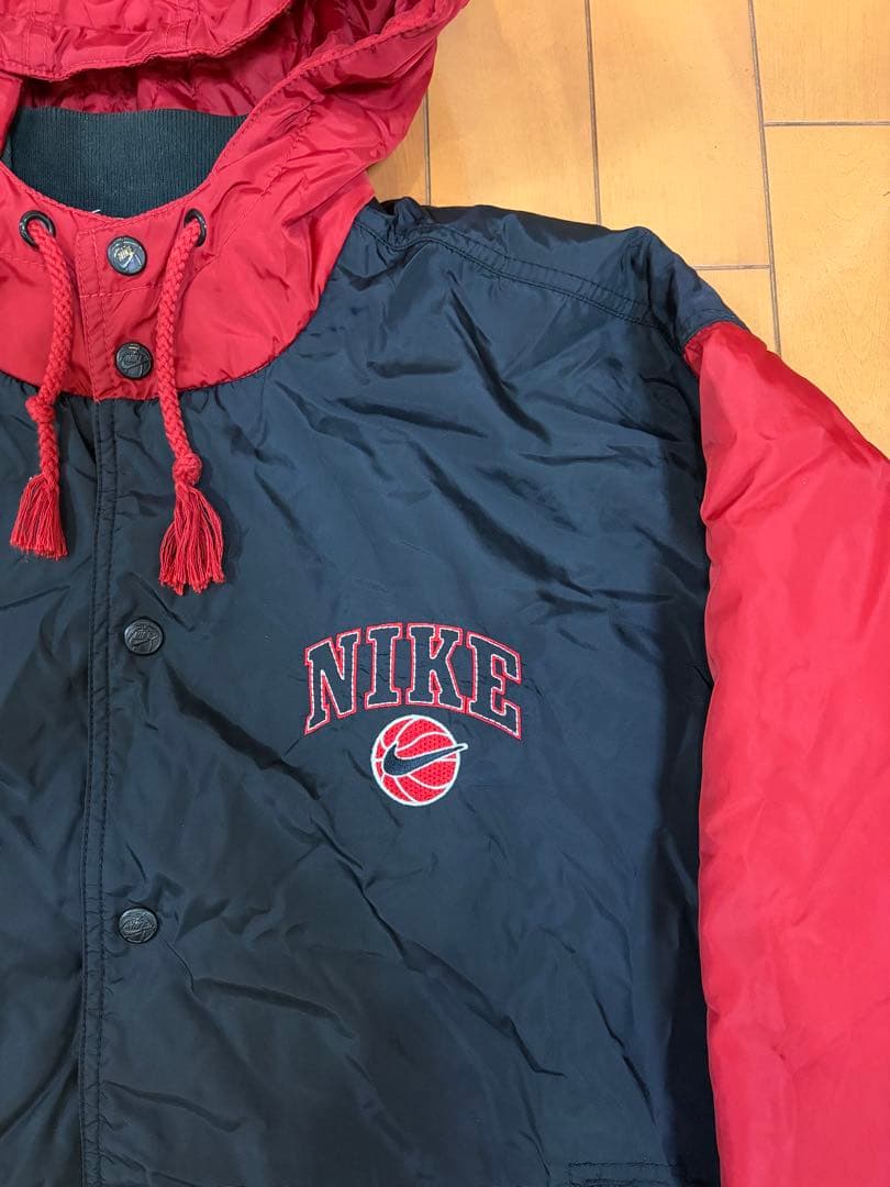 超希少⭐︎90's NIKE 銀タグ　中綿ナイロンジャケット ビッグスウォッシュM
