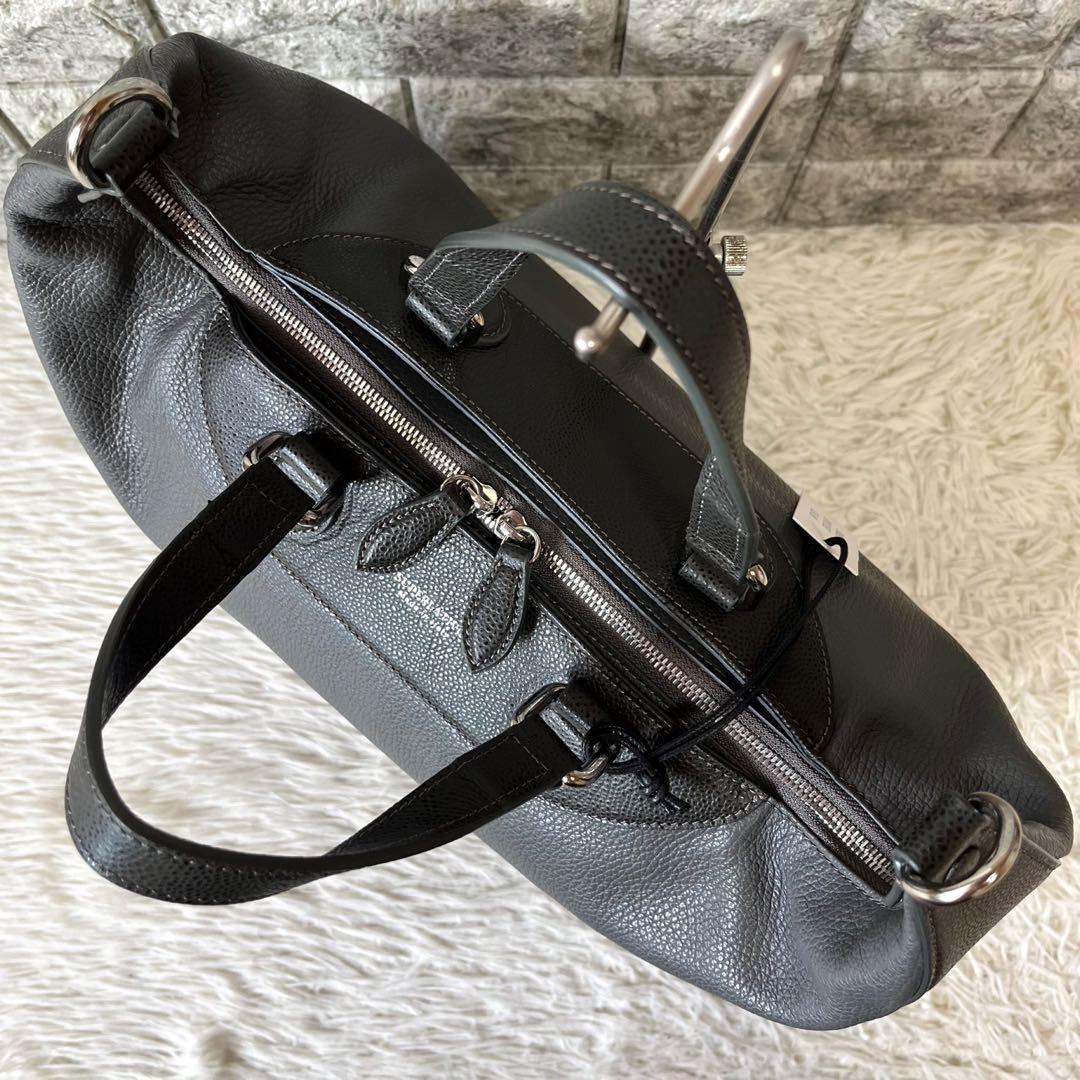 【新品未使用】スペラティーボ　2way レザー　トートバッグ　ボストンバッグ