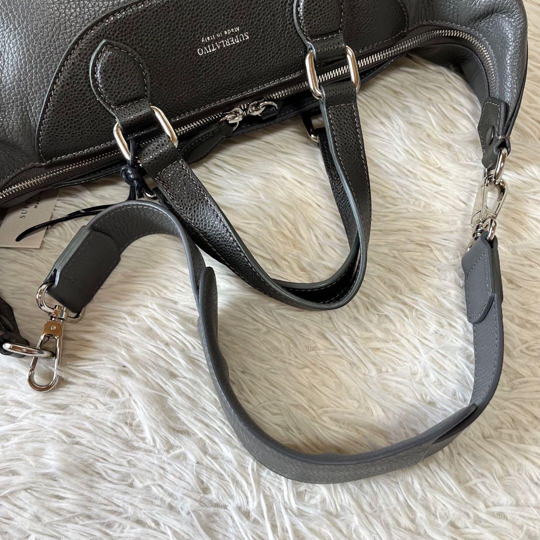 【新品未使用】スペラティーボ　2way レザー　トートバッグ　ボストンバッグ