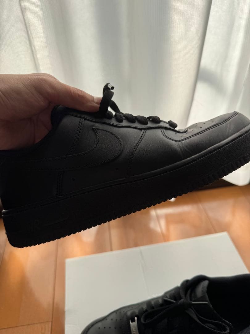 靴 Nike Air Force 1 Low '07 \"Black/Black\"