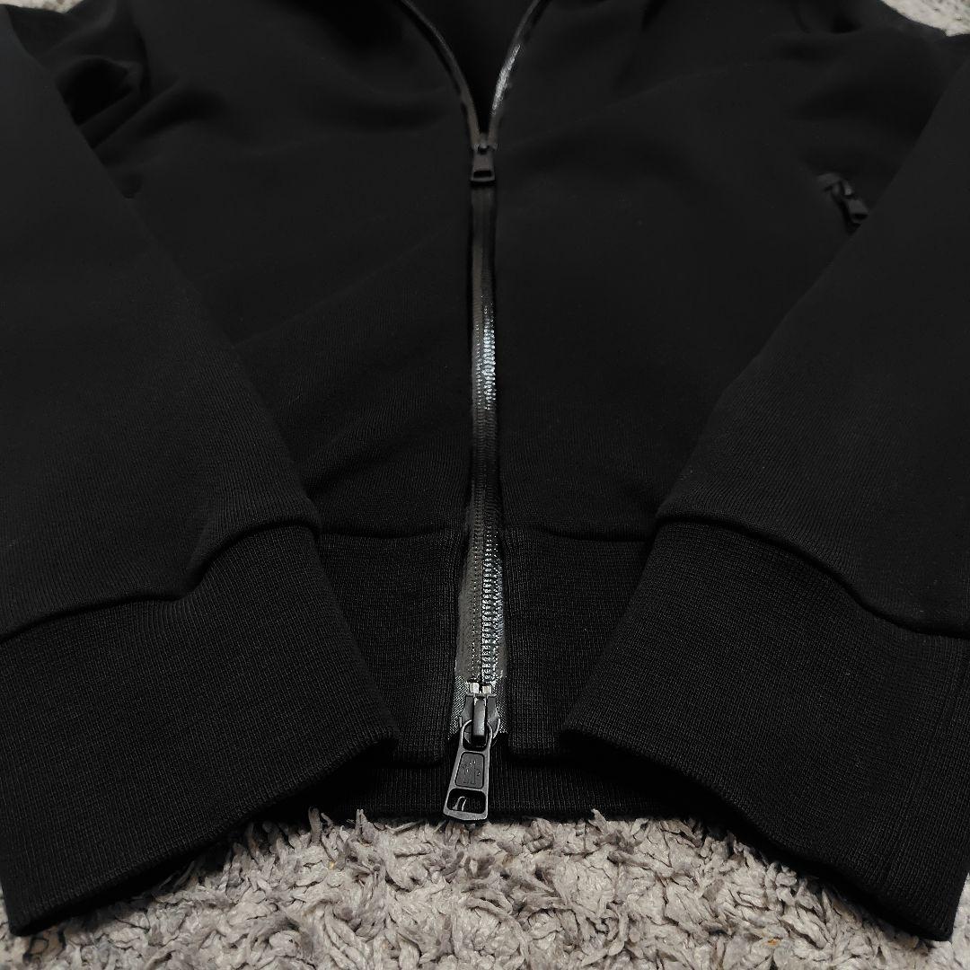 モンクレール Maglia Cardigan ジップアップパーカー 黒 M