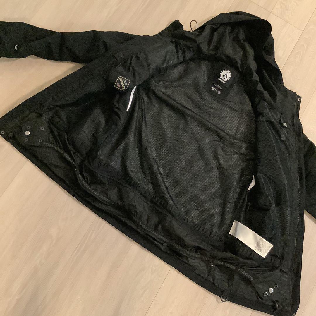 046 22-23 VOLCOM L-GORE-TEX 黒ジャケットMサイズ
