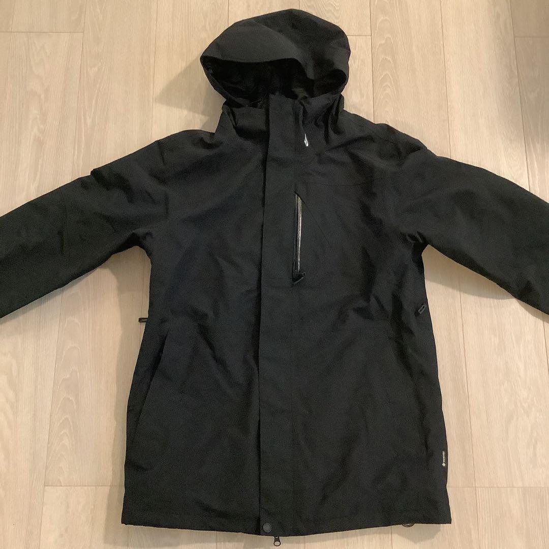 046 22-23 VOLCOM L-GORE-TEX 黒ジャケットMサイズ